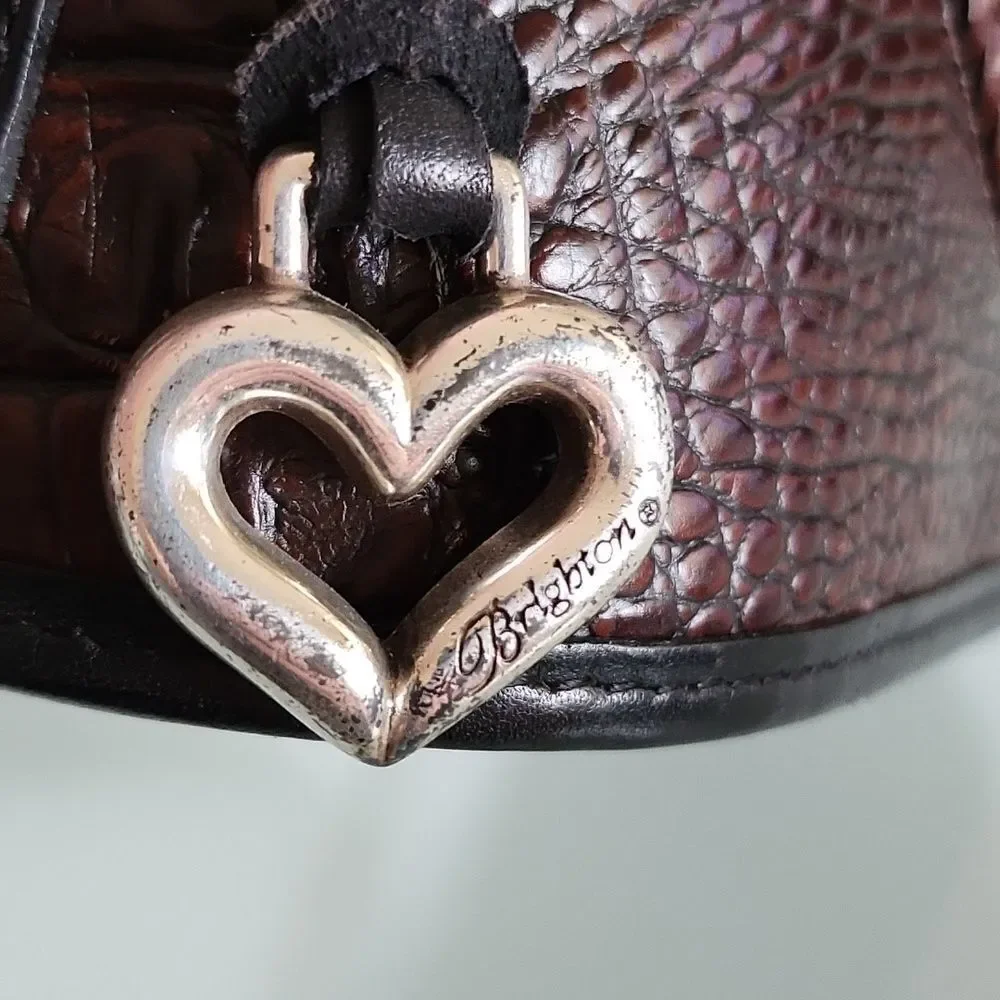 Brighton Black and Brown Shoulder Bag - Picture 14 of 14